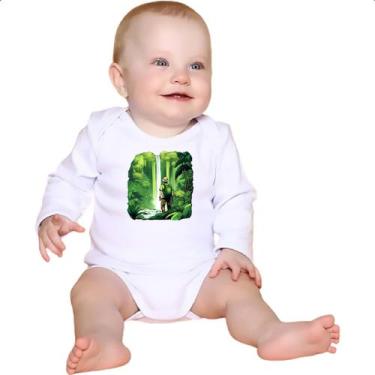 Imagem de Body intantil Mochileiro aventureiro natureza cachoeira - Alearts, M
