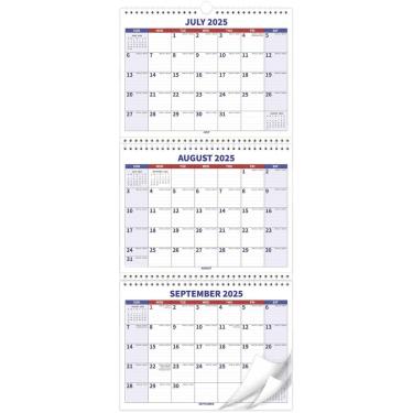 Imagem de Calendário de parede Feteulo 2025-2027 de julho a junho 11x25cm Move-a-Page