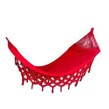 Imagem de Rede Descanso Para Dormir King Grande Reforçada Para Varanda Rede de B