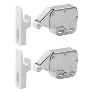 Imagem de Kit 02 Fechos Toque Elefante Mola Única 28X34 Aço Niquelado - Hardt