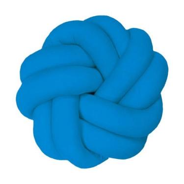 Imagem de Almofada de Nó Circle Várias Cores - Díspar Design, Azul Celeste