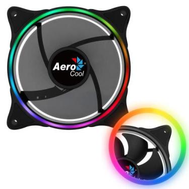 Imagem de Cooler Fan Para Gabinete Gamer Aerocool Eclipse 12 Com Iluminação  Rin