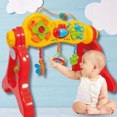 Imagem de Centro De Atividades Play Gym Educativo Didático Infantil Bebê 3 Em 1 