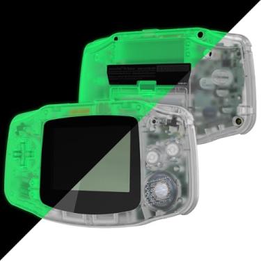 Imagem de IPS Ready Upgraded eXtremeRate Glow in Dark - Green Replacement Shell Full Housing Cover with Buttons for Gameboy Advance GBA – Compatible with Both IPS & Standard LCD – No Console & IPS Screen