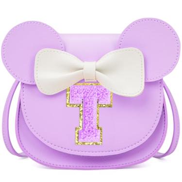 Imagem de OYLOLA Presentes de aniversário para meninas de 3, 4, 5, 6, 7 e 8 anos, bolsa infantil para meninas pequenas, presente para meninas, Roxo-roxo, T