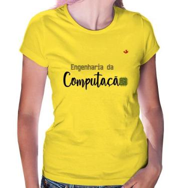 Imagem de Baby Look Engenharia da Computação - Foca na Moda, Amarelo, M