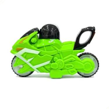 Imagem de Moto Beyblade com Lançador e LED - Brinquedo 2 em 1 Divertido e Intera