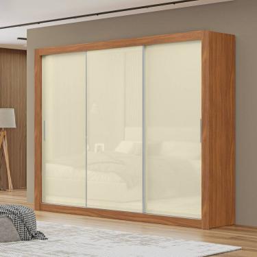 Imagem de Guarda-Roupa Viena Yescasa 208cm x 185cm Cinamomo/Off White
