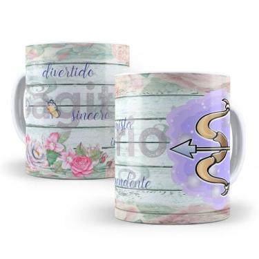 Imagem de Caneca de Cerâmica Personalizada 325ml Signos - Mecolour