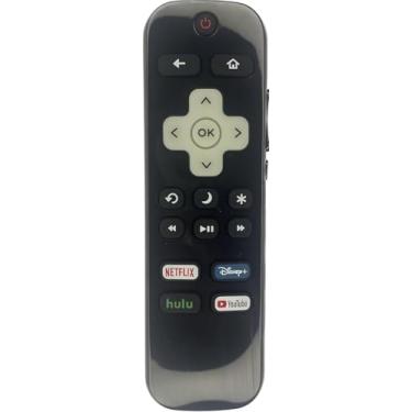 Imagem de BESIA Nova atualização [brilha no escuro] substituição - controle remoto para Roku-TV, compatível com Smart TVs TCL Roku/Hisense Roku/Onn Roku/Philips Roku (não para Stick e Box)