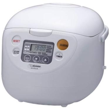 Imagem de Panela Elétrica de Arroz, 2,3 L, 610W, branco, 110v, ZOJIRUSHI NS WAC18 WD, Branco
