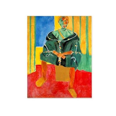 Imagem de FLUCK Arte de imagens clássicas, Le Riffian Assis, arte de parede com impressões em tela, reprodução famosa de pinturas a óleo, quarto, banheiro, escritório em casa, 80 x 110 cm (78,7 x 109,2 cm) sem