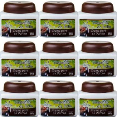 Imagem de Creme Hidratante San Jully Castanha da Índia Pote 240g Kit 9 Unidades