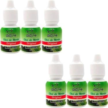 Imagem de Óleo de Menta San Jully Menta Pura Frasco 10ml Kit 6 Unidades