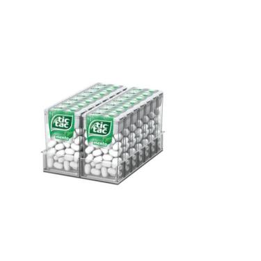 Imagem de Balas Tic Tac Sabor Menta Kit Com 14 Unidades