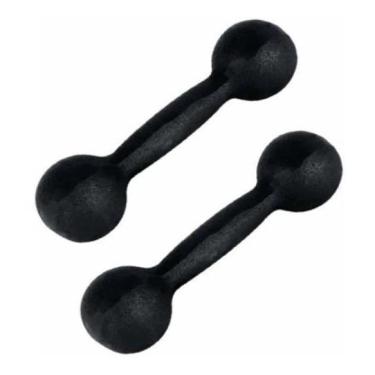 Imagem de Halter Bola 1 Kg Par Ferro Musculação Pesos Academia - Com 2