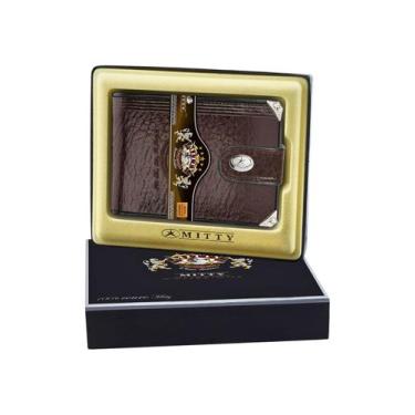 Imagem de Carteira Mitty Em Couro CAFE - M0F