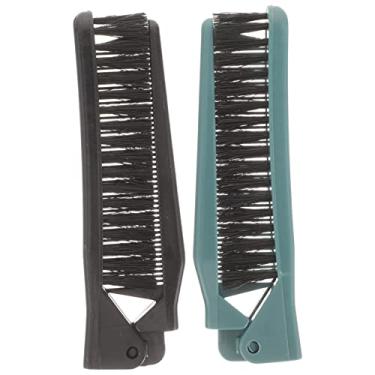 Imagem de CALLARON Conjunto De Pentes De Cabeleireiro Portáteis Escova Dobrável Viagem Pente Reto Dreadlocks Modelagem De Cabelo