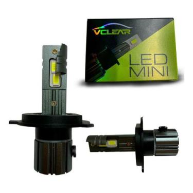 Imagem de Lampada Led Mini Automotivo H4 12v Vclear 6000K - CINOY