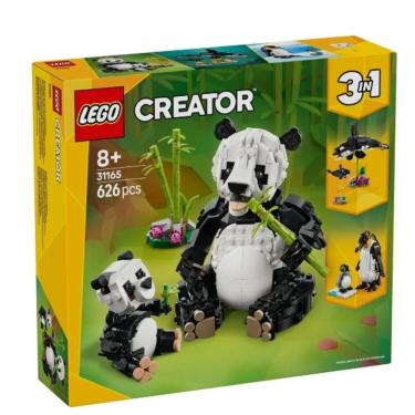 Imagem de LEGO Creator 3 em 1 - Animais selvagens: Família Panda 31165