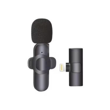 Imagem de Microfone Lapela Sem Fio Profissional IOS Lightning Tomate