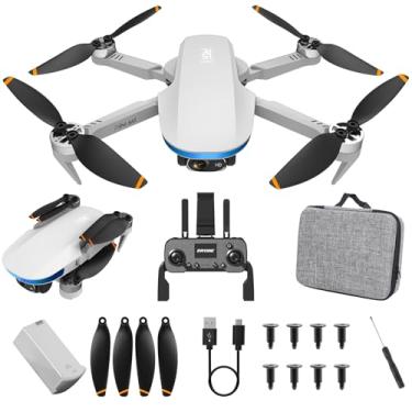 Imagem de Drone Com Camera Drone Profissional GPS 4K HD câmeras Fluxo óptico FPV Mini Controle Remoto DroneQuadricóptero Bolsa De Transporte LS-S6S(com GPS)