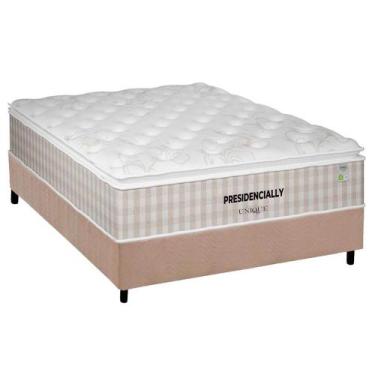 Imagem de Cama Box Casal: Colchão Molas Pocket Ensacadas Plumatex Presidencially