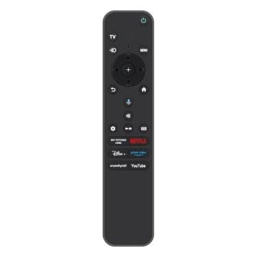 Imagem de ALLIMITY RMF-TX920U sub RMF-TX820U controle remoto de substituição por voz compatível com Sony 3D Full HD Smart TV K-55XR80CB K65XR80 K-65XR80 K-75XR90 K-75XR90C K-85XR80 K-85XR90 K-85XR90