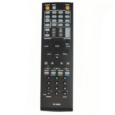 Imagem de Controle remoto universal substituído RC-803M 24140803 compatível com receptor de áudio ONKYO HTS7409 HT-S7409 HTS8409 HT-S8409 TXNR609 TX-NR609 24140801 RC801M RC-801M HTR69 0 HT-RR 690 HTR990