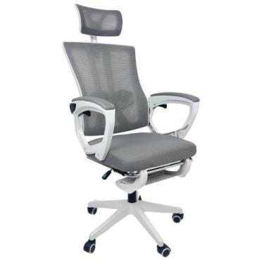 Imagem de Cadeira De Escritório Presidente Executiva Oficial Paris Cinza - Ofici