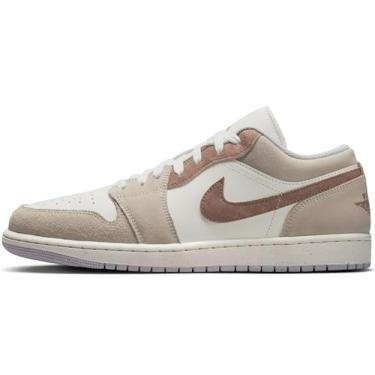Imagem de Nike Tênis masculino Air Jordan 1 Low, Marrom claro/marrom Archaeo, 41