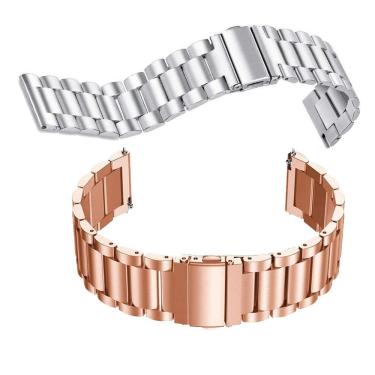 Imagem de Pulseira Para Smartwatch Kit 2 Uni 3 Elos Inox Smartband