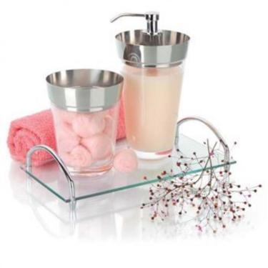 Imagem de Bandeja Lavabo Com Alça Dry Forma Transparente