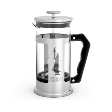 Imagem de Cafeteira Bialetti French Press Em Inox E Vidro - 1 L Preto Com Prata
