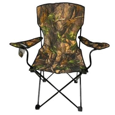 Imagem de Cadeira Dobrável Articulada Pesca Camping Porta Copo 110kg