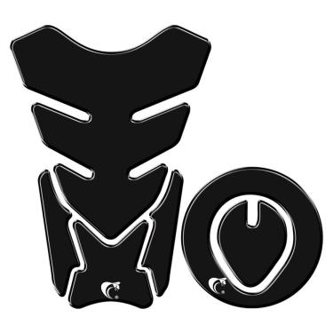 Imagem de Protetor Tanque E Bocal Adesivo Moto Honda Ano Até 2017 Preto Liso Cor Preto