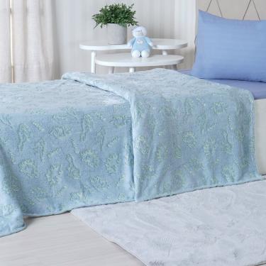 Imagem de Manta Tv Candy Brilha No Escuro 127x152 Super Macia Dino