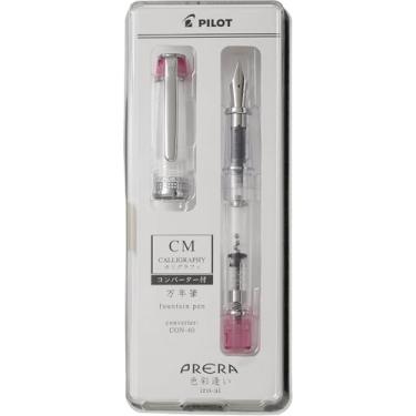 Imagem de PRERA Iro-Ai Caneta-tinteiro Pilot ponta de caligrafia rosa transparente P-FPR-1-TP-CM com caneta esferográfica Stylus original