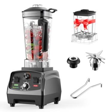 Imagem de Biolomix Liquidificador Profissional Para Smoothies - 2200 W, Capacidade De 68 Oz, Alta Velocidade Shakes, Smoothies, Picar Gelo, Frutas Congeladas (Com Peças Extras + Copos Moagem 600 Ml)