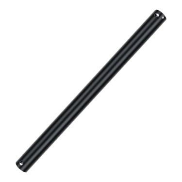 Imagem de YEXEXINM Hastes De Extensão Ventilador 18" Para Ventiladores Teto, Haste 1,02" Diâmetro Em Preto Fosco, Sem Rosca Melhor Fluxo Ar, Rosca, Fio Incluso