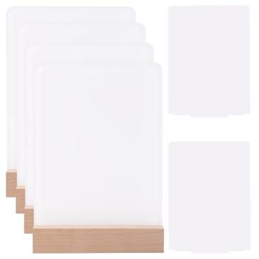 Imagem de Ahniiqo 6" X 8" - 6 Peças De Acrílico Com 4 Molduras Para Sublimação Led, Fotos, Luzes Noturnas, Formato Coração, Luz Cor Quente E Suporte Madeira Impressão Em Máquina Prensa Térmica