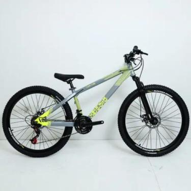 Imagem de Bicicleta Vikingx X-35 Aro 26 de 21V Câmbios Importado Cinza