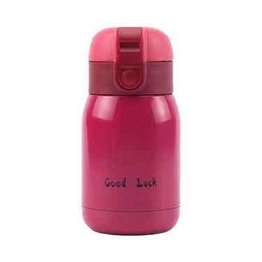 Imagem de Garrafa Térmica Infantil De Aço Inoxidável 200ML Com Tampa De Botão Fl