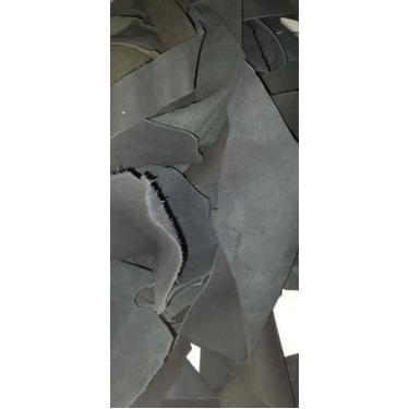 Imagem de Retalho de couro 10cm x 30cm - Loja do Hippie , Preto