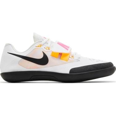 Imagem de Nike Zoom Sd 4 Tênis masculino Track Field, Branco Laser Laranja, 10.5 Women/9 Men