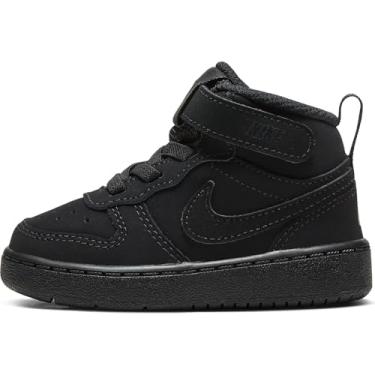 Imagem de Nike Toddler's Court Borough Mid 2 Black/Black-Black (CW5869 001) - 8