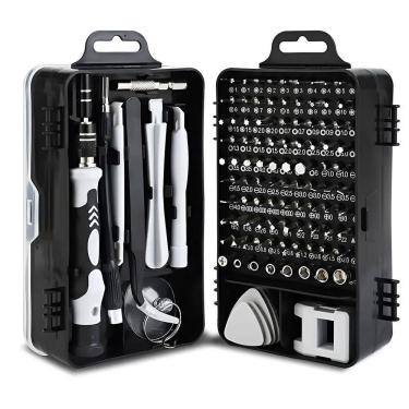 Imagem de Kit Ferramentas 115 Peças Chave De Fenda De Precisão Para Pcs Notebooks Celulares E Vídeo Games