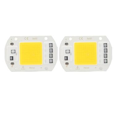 Imagem de 2 PCs LED COB CHIP High Power Power sem driver Integrado SMD Lâmpada Minchas de lâmpada de cobrança de flip lumin (Iluminação quente 50W)