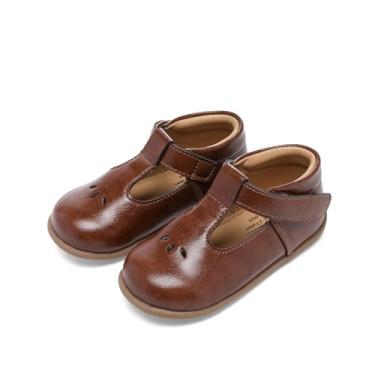 Imagem de Jack & Lily Sapatos Mary Jane para bebês, bebês e crianças – Sapatos sociais de sola macia para escola, festa e casamento, Hadley, 5 Toddler