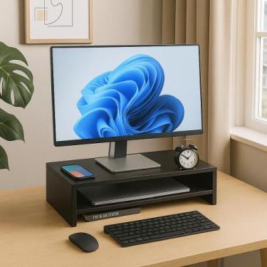 Imagem de Suporte Para Monitor E Notebook Home Office De Mesa em Mdf - Inffinity